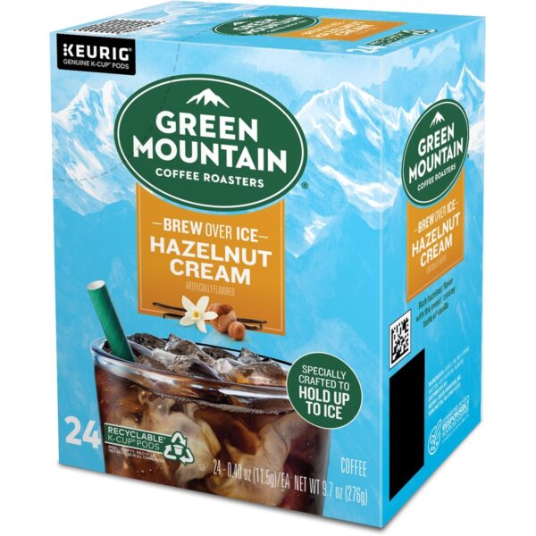 Green Mountain Coffee Roasters® K-Cup Brew Over Ice Hazelnut Cream Coffee - Image 2