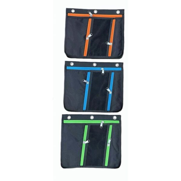 Charles Leonard Triple-pocket Pencil Pouches