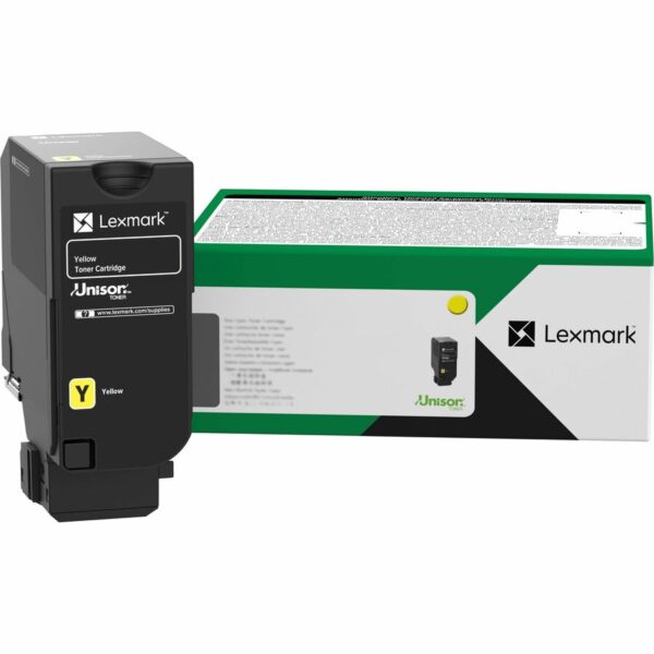 Lexmark Unison Original Laser Toner Cartridge - Yellow - 1 Each