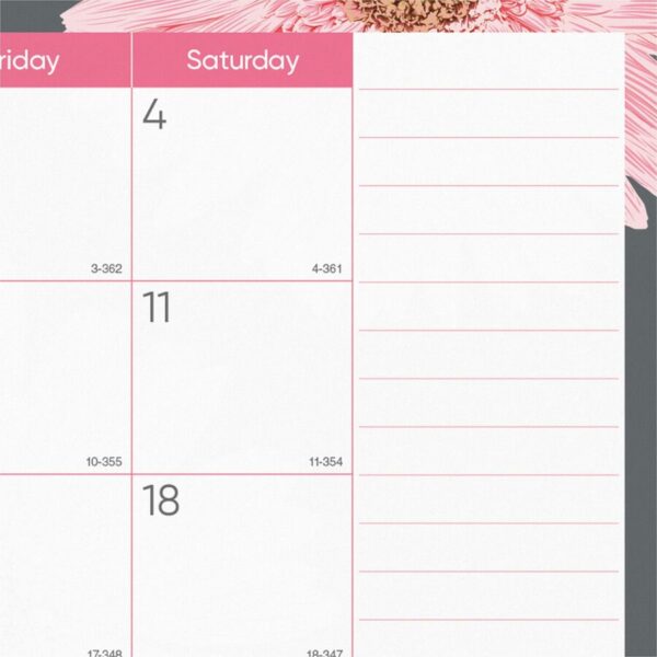 Brownline Monthly Floral Desk Pad - Image 2