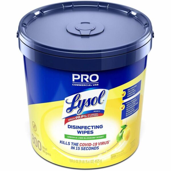 Lysol Disinfecting Wipe Bucket w/Wipes - Image 2