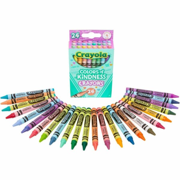 Crayola Colors of Kindness Crayons, 24 Count