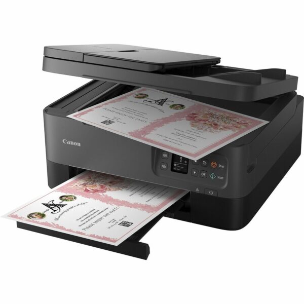 Canon TR7020A Wireless Inkjet Multifunction Printer - Color - Black - Image 3