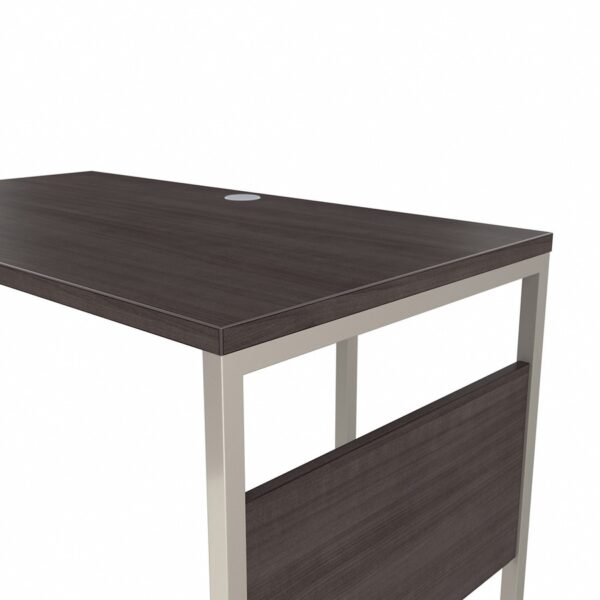 Bush Business Furniture Hybrid Storm Gray Desking Unit - Image 3