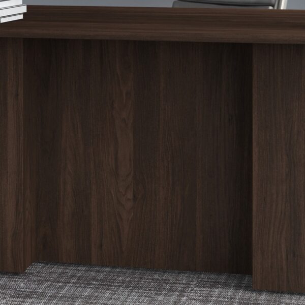 Bush Business Furniture Office 500 Black Walnut Desk - Image 3