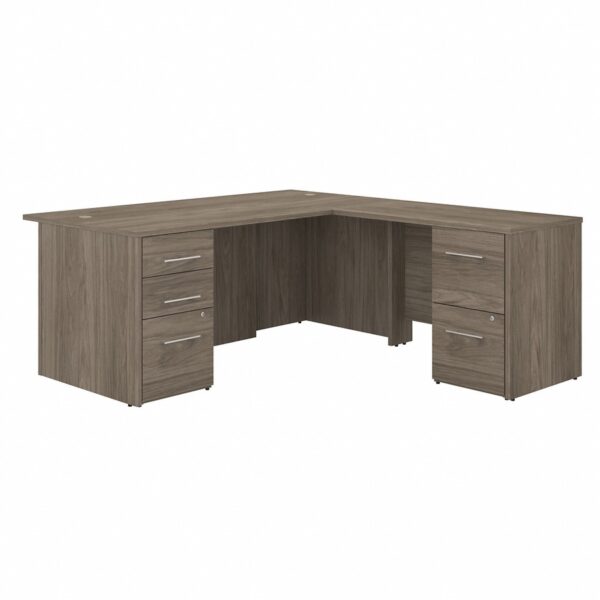 Bush Business Furniture Office 500 Black Walnut Desk