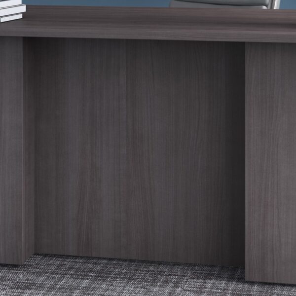 Bush Business Furniture Office 500 Storm Gray Desk - Image 3