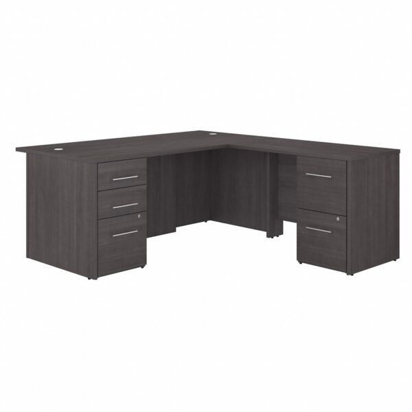 Bush Business Furniture Office 500 Storm Gray Desk