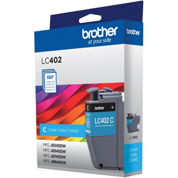 Brother LC402CS Original Inkjet Ink Cartridge - Cyan - 1 Each - Image 2