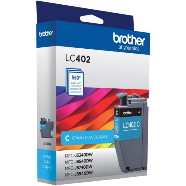 Brother LC402CS Original Inkjet Ink Cartridge - Cyan - 1 Each - Image 3