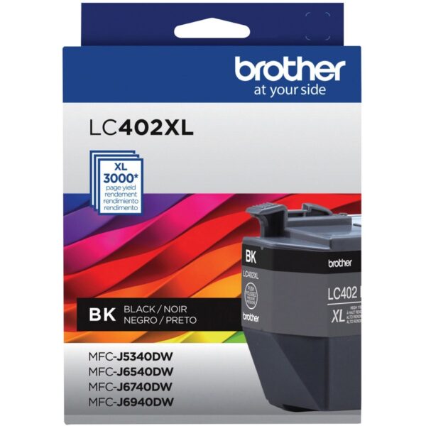 Brother LC402XLBKS Original High Yield Inkjet Ink Cartridge - Black - 1 Each - Image 3