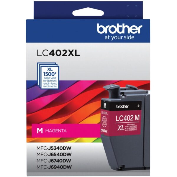 Brother LC402XLMS Original High Yield Inkjet Ink Cartridge - Magenta - 1 Each - Image 4