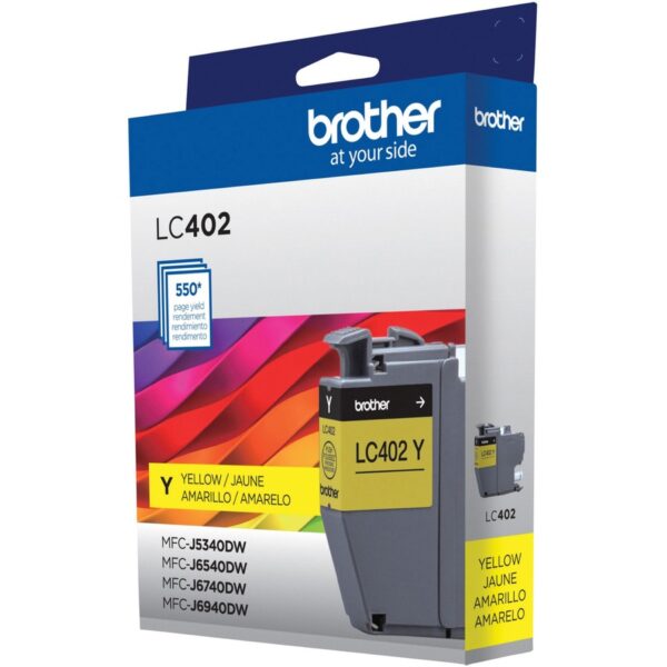 Brother LC402YS Original Inkjet Ink Cartridge - Yellow - 1 Each - Image 2