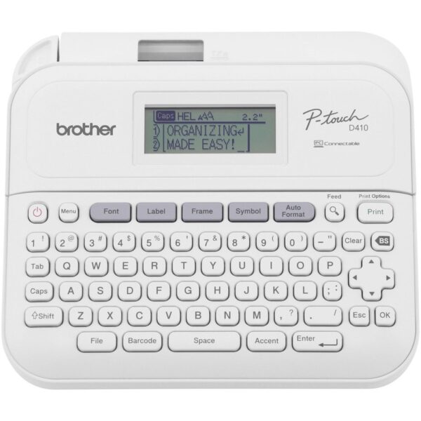 Brother P-touch Connected Label Maker with Case PTD410VP