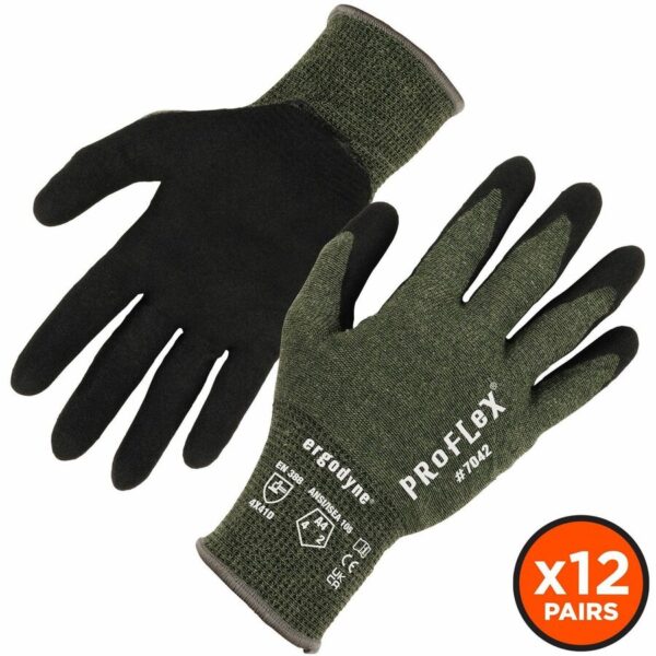 Ergodyne Nitrile-Coated Cut-Resistant Gloves