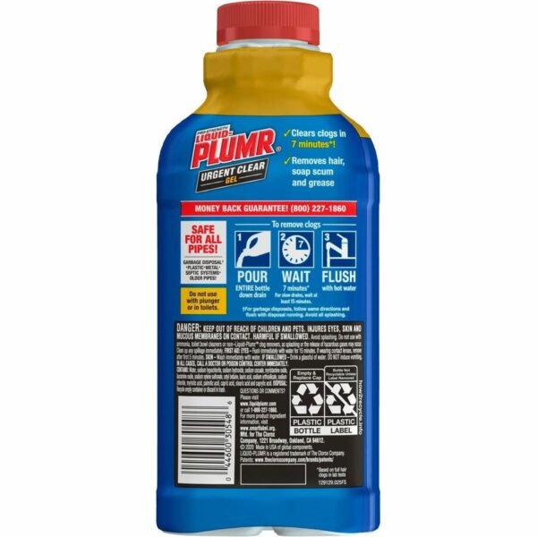 Liquid-Plumr Urgent Clear Pro-Strength Clog Remover - Image 3