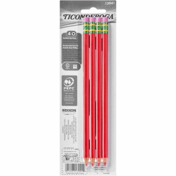 Ticonderoga Erasable Pre-Sharpened Checking Pencils - Image 3