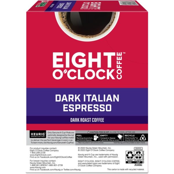 Eight O'Clock® K-Cup Dark Italian Espresso Coffee - Image 4