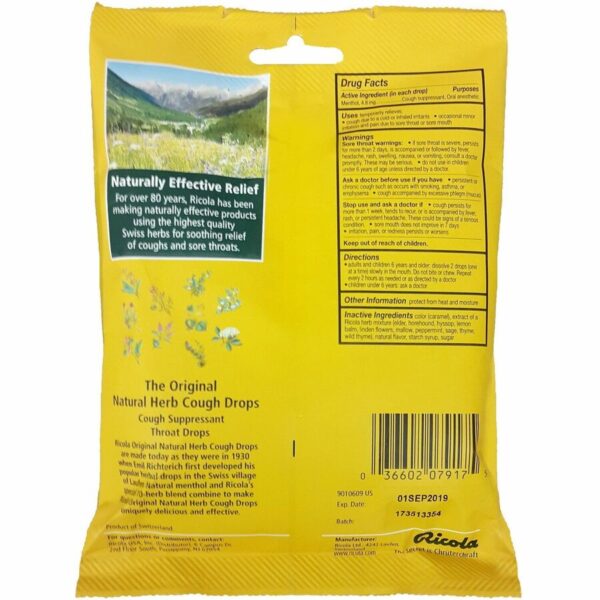 Ricola Original Herb Cough Drops - Image 2