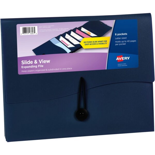 Avery® Slide & View Letter Organizer Folder