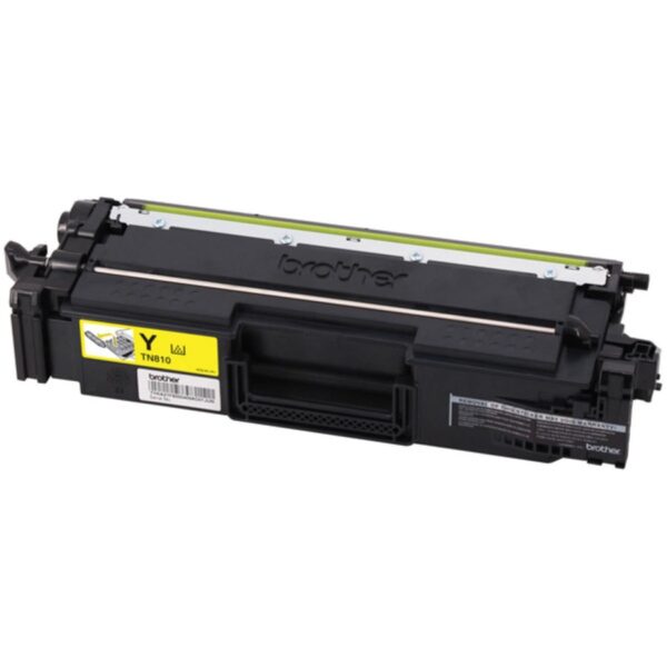 Brother TN810Y Original Standard Yield Laser Toner Cartridge - Yellow - 1 Each - Image 2