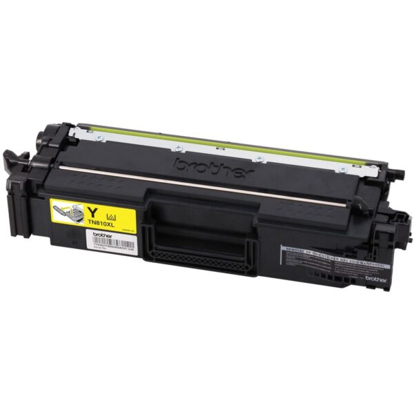 Brother TN810XLY Original High Yield Laser Toner Cartridge - Yellow - 1 Each - Image 2