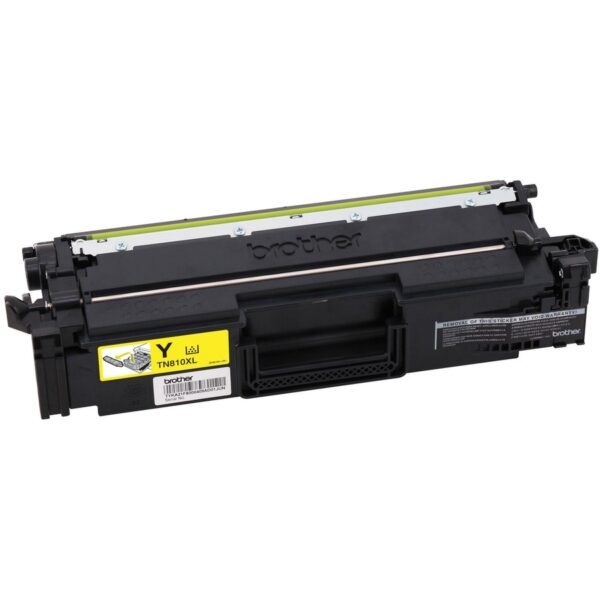 Brother TN810XLY Original High Yield Laser Toner Cartridge - Yellow - 1 Each - Image 3