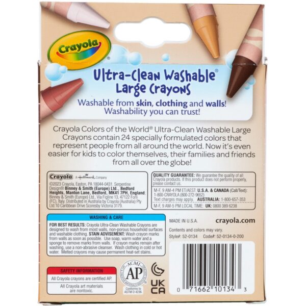 Crayola Ultra-Clean Washabe Large Crayons - Image 4