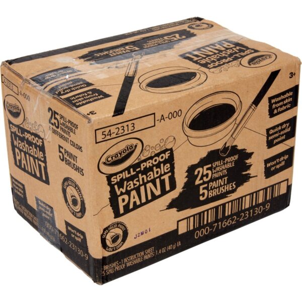 Crayola Spill Proof Washable Paint Set - Image 4