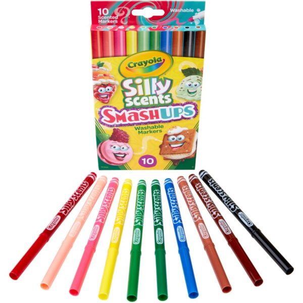 Crayola Silly Scents Slim Scented Washable Markers