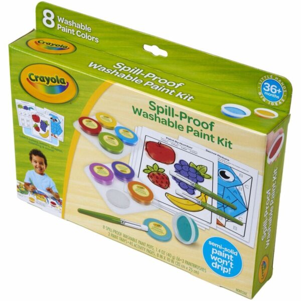 Crayola Spill Proof Washable Paint Set - Image 2