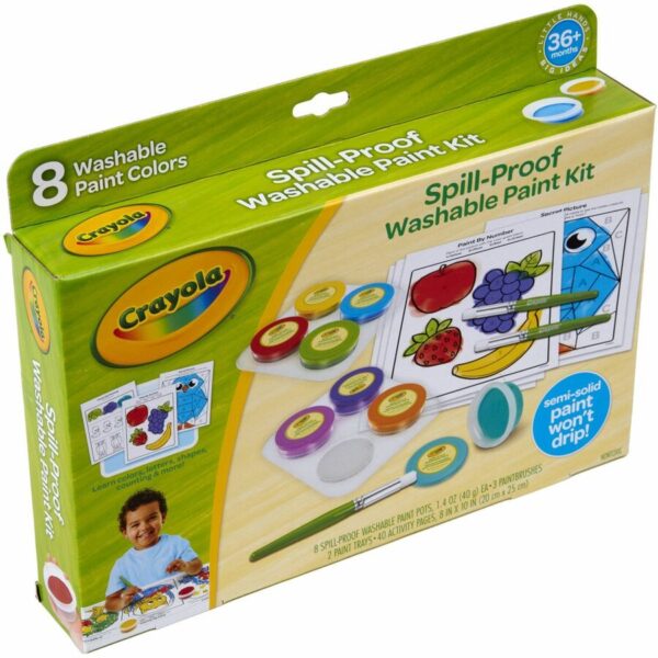 Crayola Spill Proof Washable Paint Set - Image 3