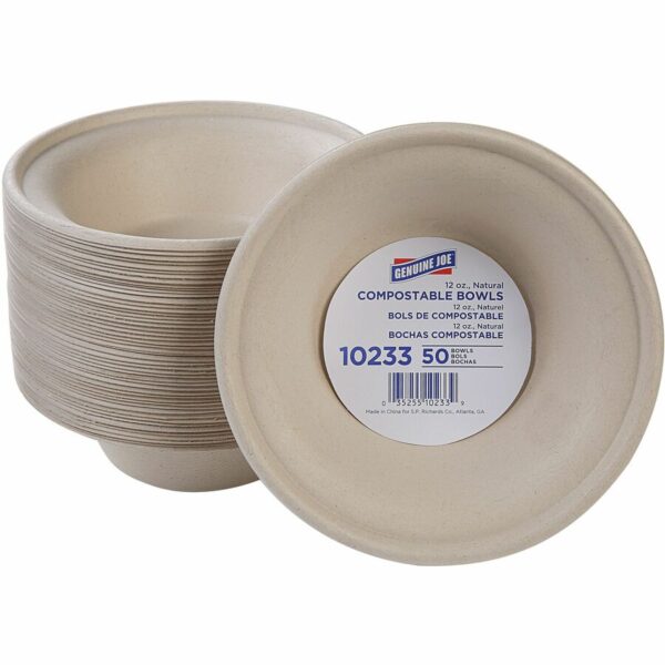 Genuine Joe 12 oz Compostable Bowls