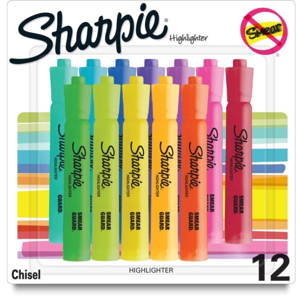 Sharpie SmearGuard Tank Style Highlighters