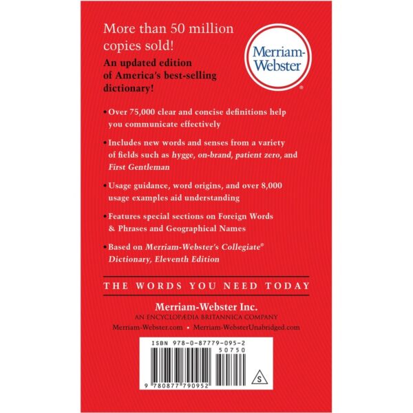 Merriam-Webster The Merriam-Webster Dictionary Printed Book - Image 2