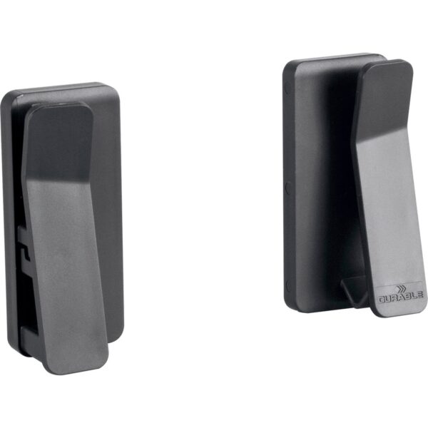 DURABLE VISIOCLIP Wall Mount for Tablet, Smartphone - Charcoal Gray - Image 2