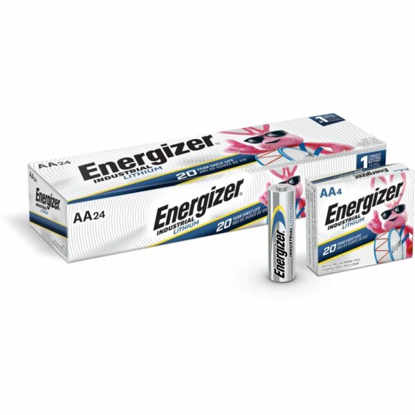 Energizer Industrial AA Lithium Battery 4-Pack