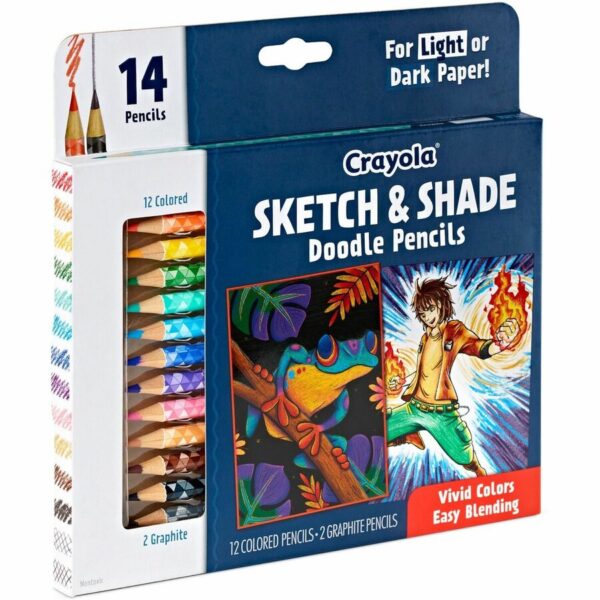 Crayola Sketch & Shade Doodle Pencils - Image 2