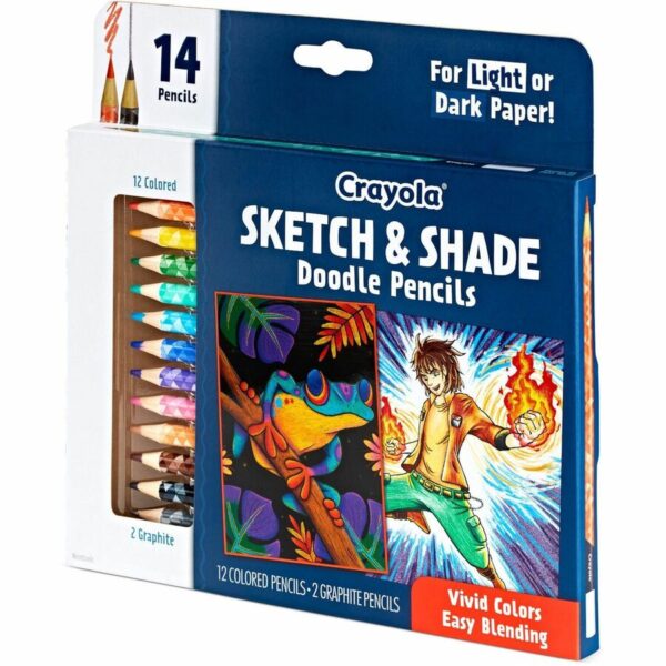 Crayola Sketch & Shade Doodle Pencils - Image 3