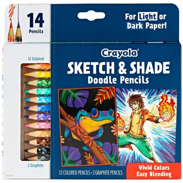 Crayola Sketch & Shade Doodle Pencils - Image 5