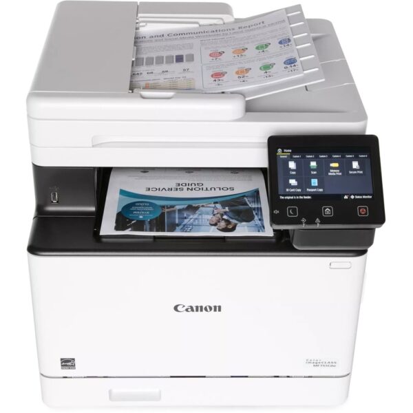 Canon imageCLASS MF751Cdw Wireless Laser Multifunction Printer - Color - White - Image 2