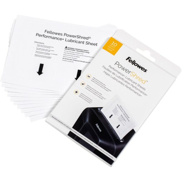 Fellowes Powershred Performance+ Lubricant Sheets - Image 5