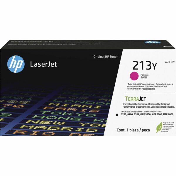 HP 213Y Original Laser Toner Cartridge - Magenta - 1 Each