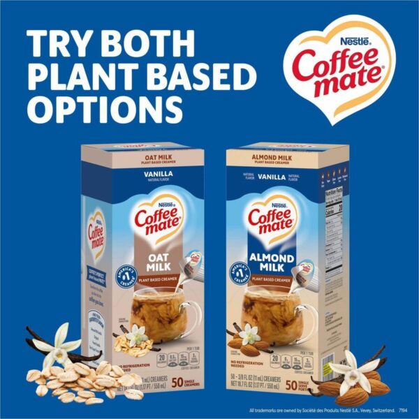 Coffee mate Almond Milk Vanilla Liquid Creamer Singles - Image 6