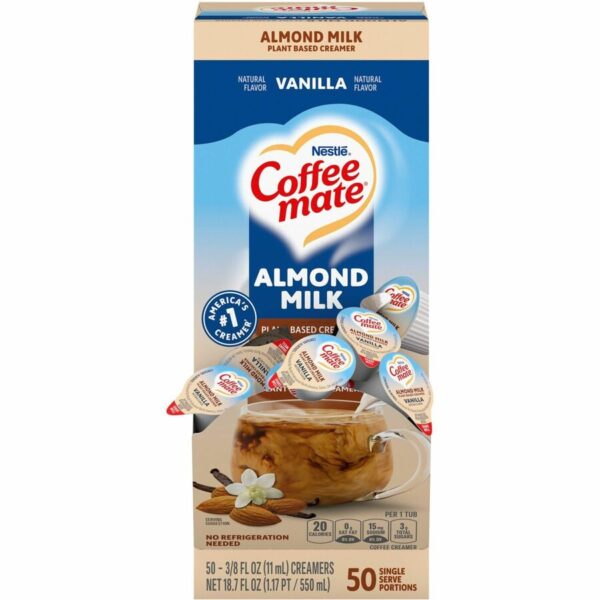 Coffee mate Almond Milk Vanilla Liquid Creamer Singles