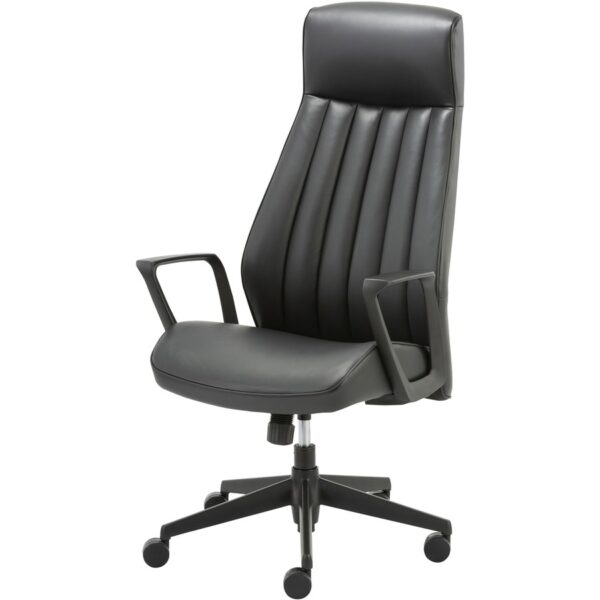 LYS High-Back Bonded Leather Chair - Image 2