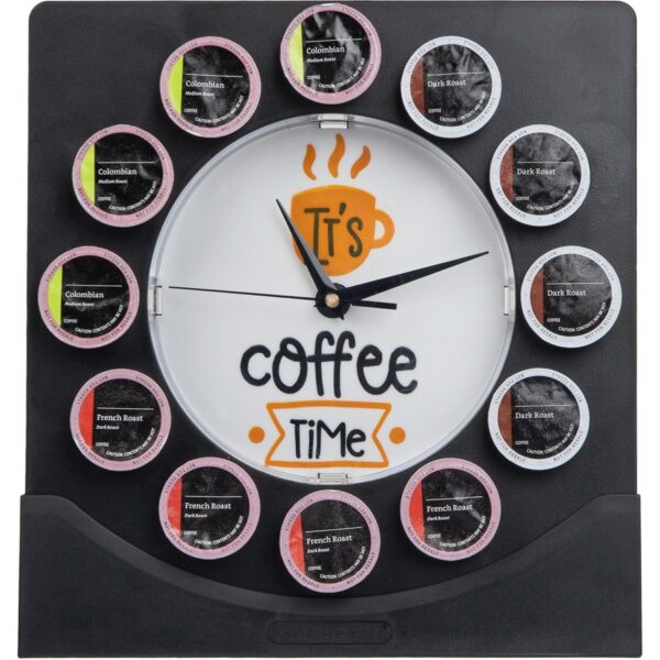 Mind Reader Anchor Coffee Pod Holder with Clock - Image 2