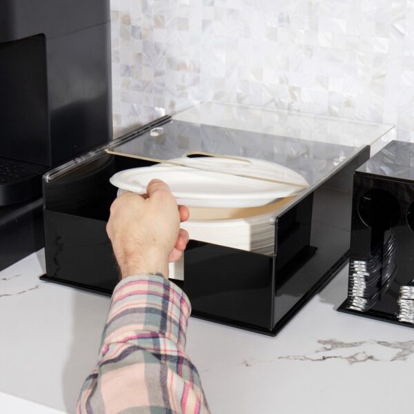 Mind Reader Foundation Covered Plate Dispenser - Image 2