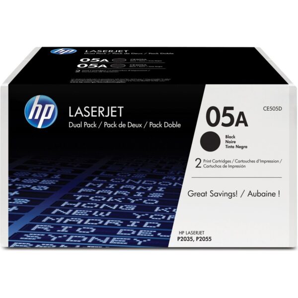 HP 05A Original Laser Toner Cartridge - Black - 65 / Pallet