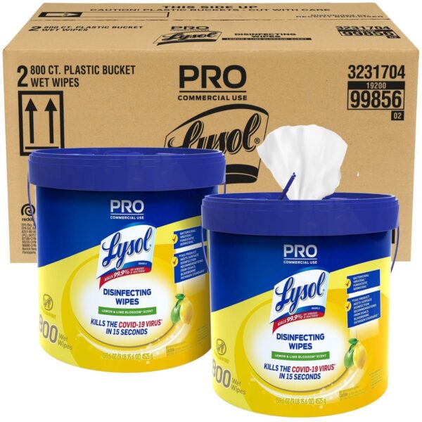 Lysol Disinfecting Wipe Bucket w/Wipes